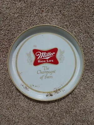 Miller High Life The Champagne Of Beers 13  Metal Tray • $12