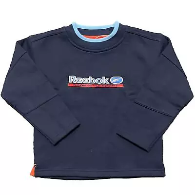 £9.99 • Buy Reebok Sports Academy Infant Sweatshirt 6 - Navy - UK Size 3/4 Years