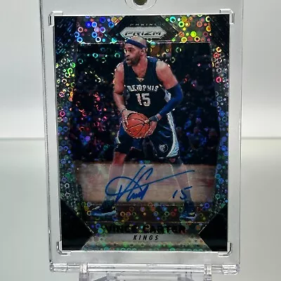 Vince Carter 2017-18 Panini Prizm Fast Break Autograph Grizzlies Auto • $94.99