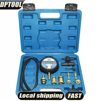 Fuel Pump Pressure And Engine Vacuum Tester Carburetor Valve Adjustment Test Kit • $33