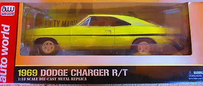 Auto World Dirty Mary Crazy Larry 1969 Dodge Charger R/t 1/18 Diecast Awss101 • $400