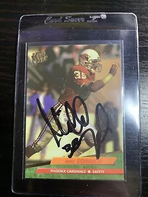 Autograph 1992 Fleer Ultra Michael Zordich Rookie Phoenix Cardinals AZ Signed • $5.75