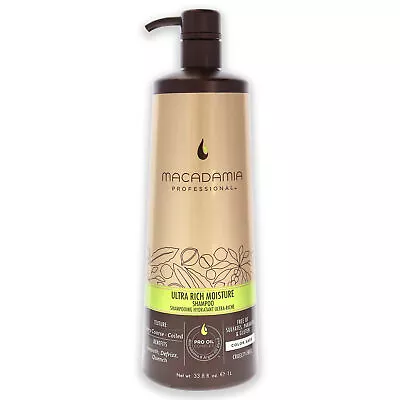 Ultra Rich Moisture Shampoo By Macadamia For Unisex - 33.8 Oz Shampoo • $38.31