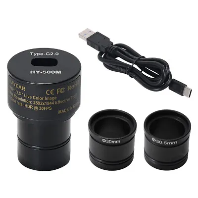 5MP CMOS USB2.0 Microscope  Digital Electronic Eyepiece Free Driver G2U2 • $52.05