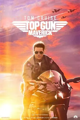£3.99 • Buy TOP GUN - MAVERICK - Poster 2 - Tom Cruise  2022  Movie Posters - Various Sizes