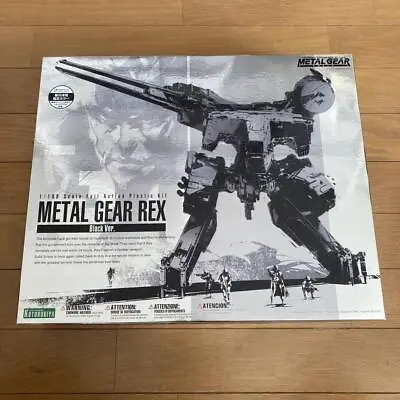 Metal Gear Solid Model Kit Metal Gear Rex BLACK VER. 1/100 Kotobukiya J0716 • $347.12