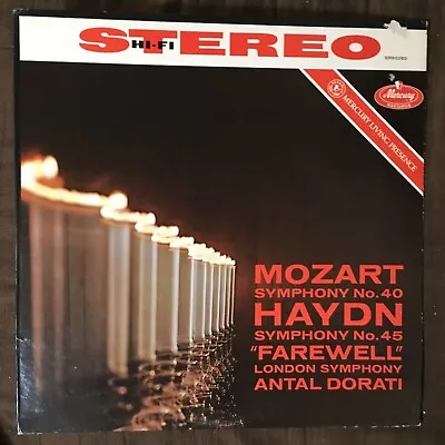 MOZART Symph. 40 HAYDN Farewell DORATI - 1962 1st Press Mercury Stereo LP - NM • $19.99