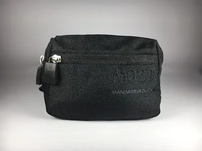 Mandarina Duck MD20 Made In Italy Mini Miniature Black Nylon Beauty Bag • $59.99