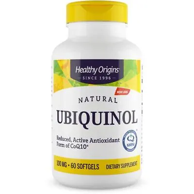 Healthy Origins Natural Ubiquinol 100 Mg 60 Sgels • $27.99