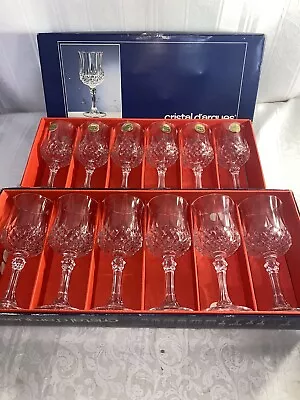 Cristal D Arques LongChamp Lead Crystal 17.5 (6) 12 (6) • $9.99