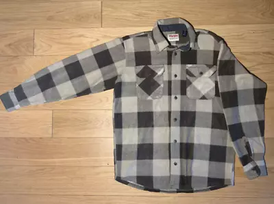 Wrangler Authentics Button Down Checkered Fleece Flannel Medium • $20