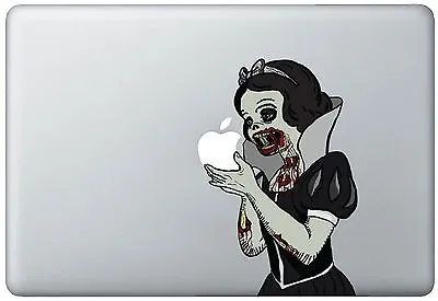 $10.59 • Buy Zombie Snow White Holding Apple MacBook Pro / Air 13 Inch Vinyl Decal Sticker