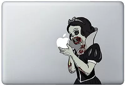 $10.59 • Buy Zombie Snow White Holding Apple MacBook Pro / Air 13 Inch Vinyl Decal Sticker