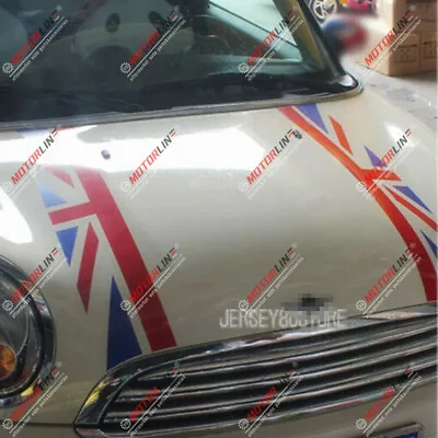 DIY 43'' UK British Flag Stripes Decal Sticker Fit Mini Cooper Countryman Etc • $26