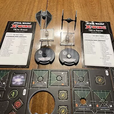 Star Wars X-Wing Miniatures Game 2.0 TIE Striker / TIE Fighter Lot • $30