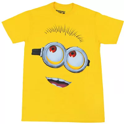 Despicable Me Minion Face Adult T-Shirt • $18.99