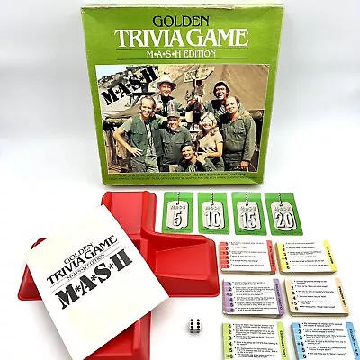 Vintage MASH Golden Trivia Cards Game Original 1984 Edition Complete M*A*S*H • $28.99