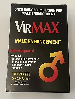 VirMax Men's Male Enhancement - 30 Capsules • $15.99