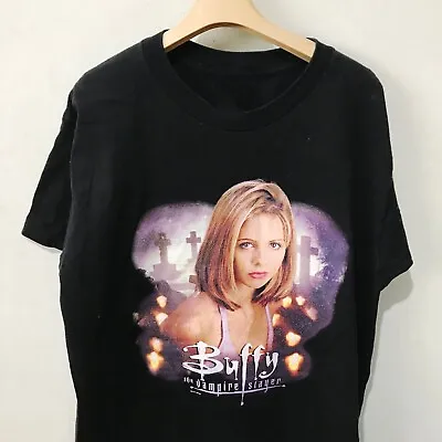 Buffy The Vampire Slayer Vintage 1999 Tee Shirt Classic Black S-5XL NE2423 • $22.79