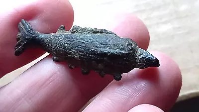 £295 • Buy Roman Bronze Fish Brooch