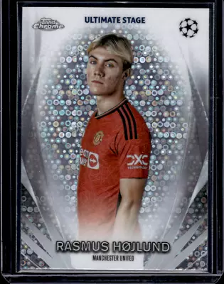 Topps Ucc Flagship 23-24 Rasmus Hojlund Manchester United Parallel Usc47 • £4.95
