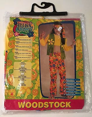 Rubie's Girls Size Small 4-6 Woodstock Hippie 60s 70s Costume Flower Love Child • $9.95