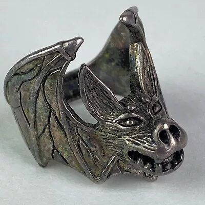 Biker Ring - Winged Bat Size 11 Vintage Gordon & Smith (G&S) 1985 Men's • $24.99