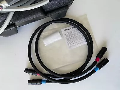 Monster Cable Sigma M∑2000 Balanced XLR Interconnect Cable Pair 1m • $225