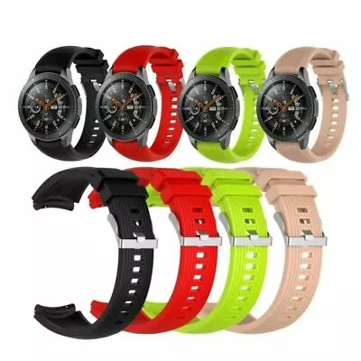 Silicone Strap Band For Samsung Galaxy Watch 42mm SM-R810 SM-R815 / SM-R800 46mm • $10.10