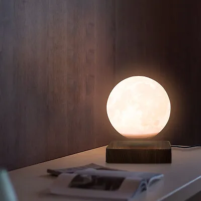 3D Printing Magnetic Levitating Floating Moon Lamp Night Light Room Table Decor • $57.14