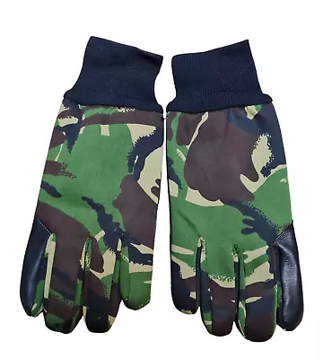 New Original British Army DPM Technician Mechanic Leather Gloves Size 10 UK • £22.95