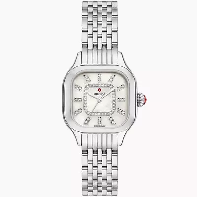 New MICHELE Meggie 29mm MOP Dial Diamond Women's Watch MWW33B000008 • $918