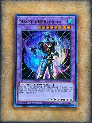 Yugioh Masked HERO Acid TOCH-EN045 Super Rare 1st Ed NM • $1.94
