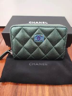 Authentic Chanel Classic Zippy Coin Purse Card Holder Wallet Bag - SUPER RARE • $1499