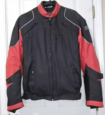 Men's Fulmer Motorcycle Riding Jacket Removeable Armor Removable Liner Size L • $48