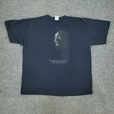 Martin Luther King Jr Shirt Men XL Black Graphic Tee Short Sleeve Memorial Adult • $5.99