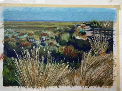 Gale McKee ARTIST PAINTING VINTAGE MID CENTURY MODERN California • $650