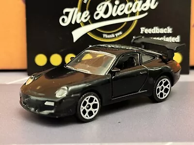 MAJORETTE Porsche 911 Gt3 Black 1:64 Diecast NEW LOOSE COMBINE POST • £6.99