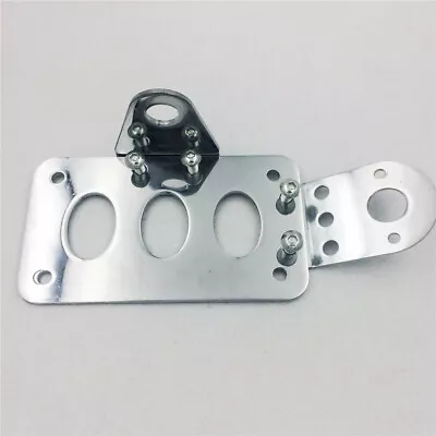 Motorcycle License Plate Holder License Bracket For Harley Bobber Chopper Chrome • $22.56