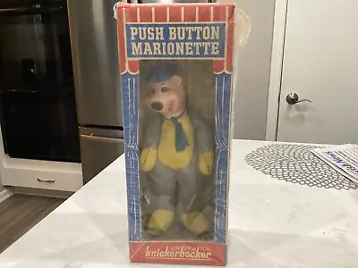 Rare Mint Sealed Yogi Bear Knickerbocker Marionette Puppet Hanna Barbera Nrfb • $284