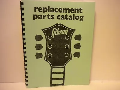 Gibson Guitar & Bass Parts Manual-NEW • $20