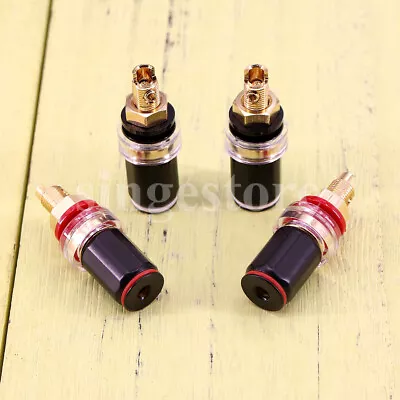 £16.71 • Buy High Quality 4Pcs HIFI Amplifier Speaker Terminal Binding Post Socket Fast Ship