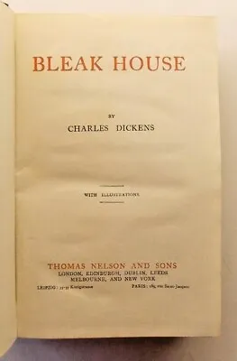 Bleak House By Charles Dickens 1912 Centenary Edition Hardback • £19.95