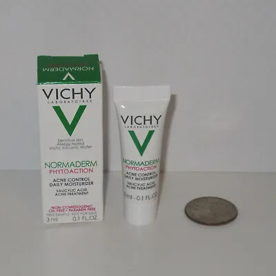 Vichy Normaderm Phytoaction Acne Control Daily Moisturizer 0.1Oz 3ml Sample Size • $6.98