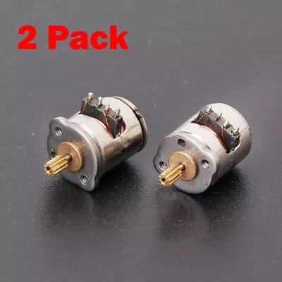 Micro Miniature Tiny 8mm 2-phase 4-wire Stepper Motor Stepping Motor Copper Gear • $8.99