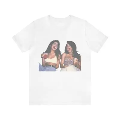 Vintage Look Tshirt Of Selena And Aaliyah Sweater Unisex T-shirt Crewneck Shirt • $34.71
