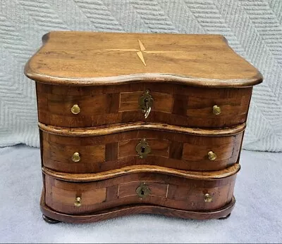 @1725 Antique French Furniture Louis XIV Mini Chest Of Drawers Jewelry Box • £3451.05