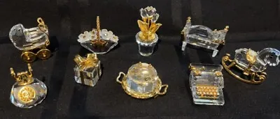 LOT Of 9 Swarovski Crystal Memories Miniature Figurines • $88.58