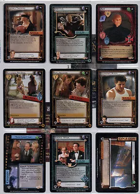 Buffy The Vampire Slayer CCG Angel's Curse11 Cards + 1 Empty Pack 2002 VF-NM • $1