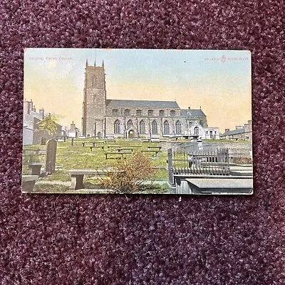 Vintage Postcard Keighley Parish Church 1912 At • £0.99